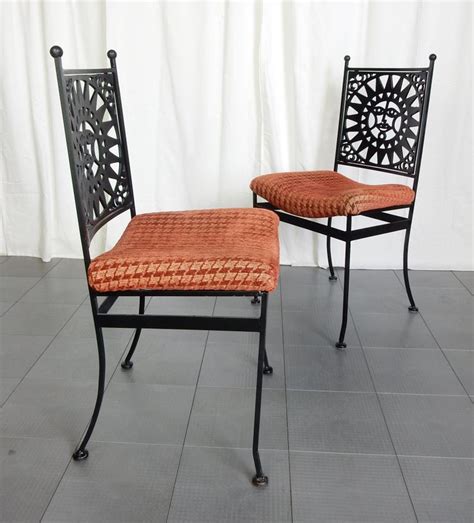 1960s Arthur Umanoff Mayan Collection Dining Chair Set Of
