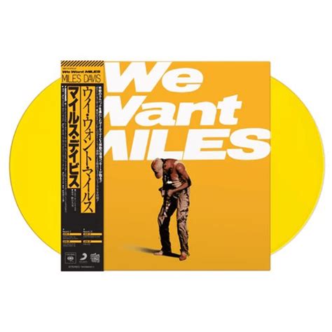 Miles Davis We Want Miles Ltd Edn Yellow Vinyl 2lp Retrocrates
