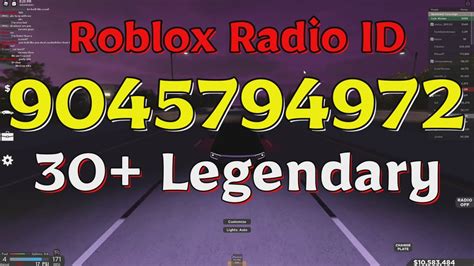 Legendary Roblox Radio Codesids Youtube