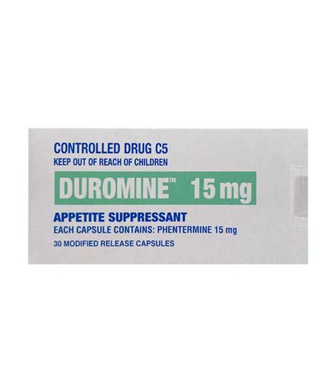 Duromine 15mg Capsules 30 Pack Zoom Pharmacy