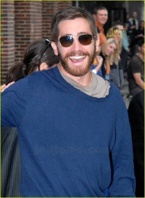 Photo Jake Gyllenhaal Letterman 02 Photo 660681 Just Jared