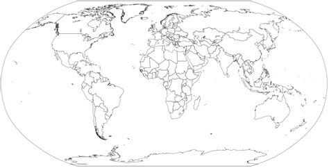 Blog Professor Zezinho Mapas Mundi Preto E Branco