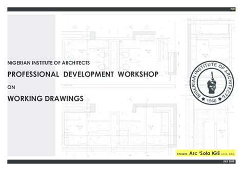 Pdf Nigerian Institute Of Architects Professional Development