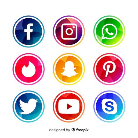 Imágenes De Logos Redes Sociales Vectores Fotos De Stock Y Psd Gratuitos