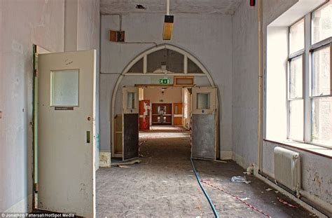 The Hallway Lies Derelict The Door To The Hospitals Dental Surgery