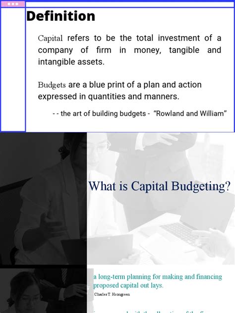 Capital Budgeting Decision Rules Pdf Depreciation Capital Budgeting