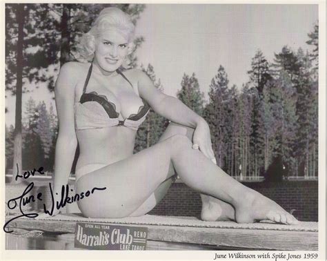 June Wilkinson Hand Signed 8x10 Photocoa Stunningvery Sexy Pose From