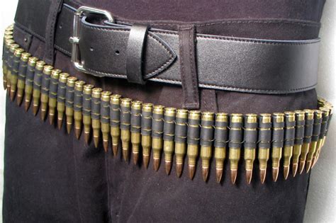 M16 Bullet Belt Full Silver Wx Link