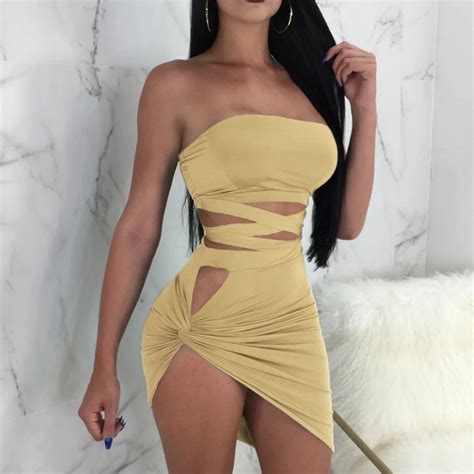 Womens Dresses Women Nightclub Fashion Clothes Club Sexy Bandage