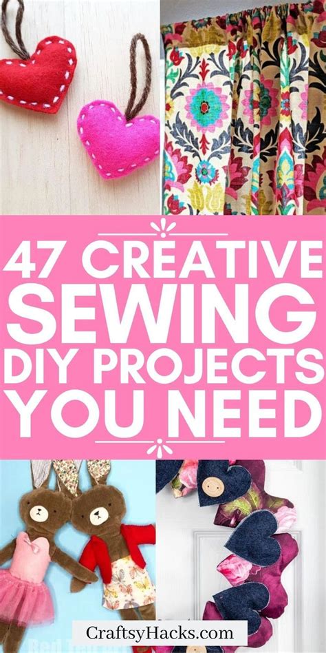 47 Easy Sewing Projects For All Levels In 2023 Unique Sewing Projects