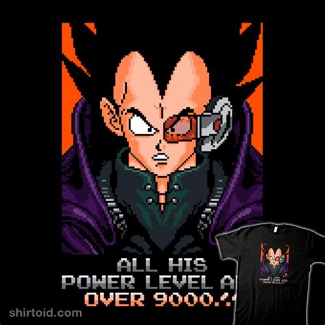 Measuring power levels is a concept introduced in dragon ball z that is used by various characters (primarily villains) in measuring the strength of characters through the use of electronic devices called scouters. Over 9000!! | Shirtoid