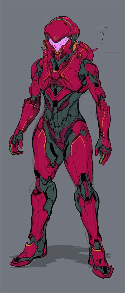 Halo 5 Guardians Concept Art Spartan Vale Sci Fi Concept Art