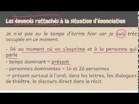 La situation d'énonciation - YouTube