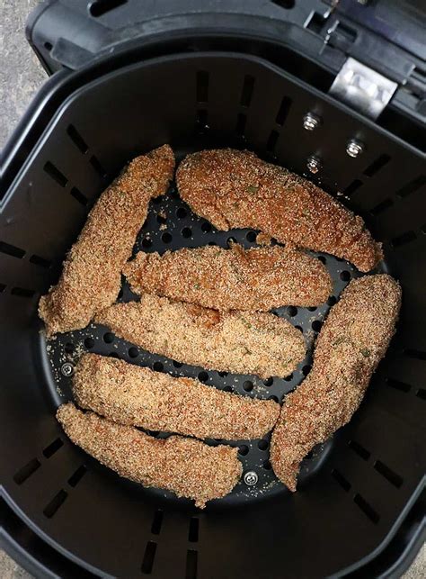 You can cut the strips into short lengths which are using an air fryer gives really excellent results. Spicy-Sweet Air Fryer Chicken Tenders Recipe - Savory Spin