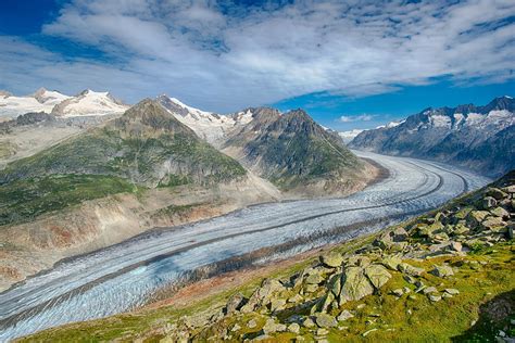 Aletsch Glacier Switzerland Valais Free Photo On Pixabay