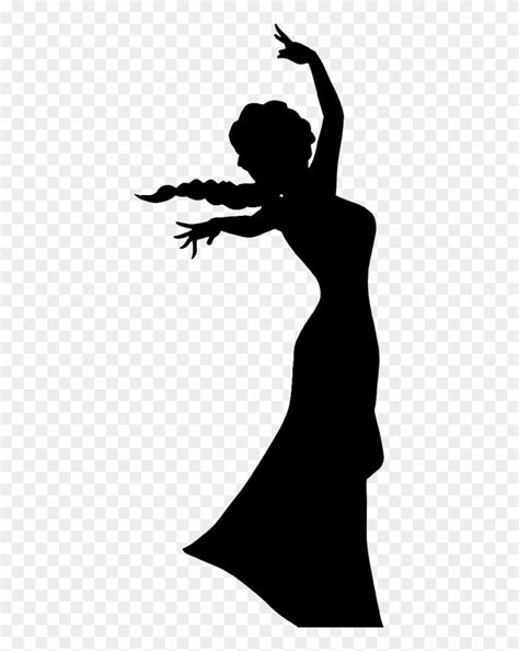 Download 2nd Show Now Open - Elsa Silhouette Printable Clipart (#1583878) - PinClipart
