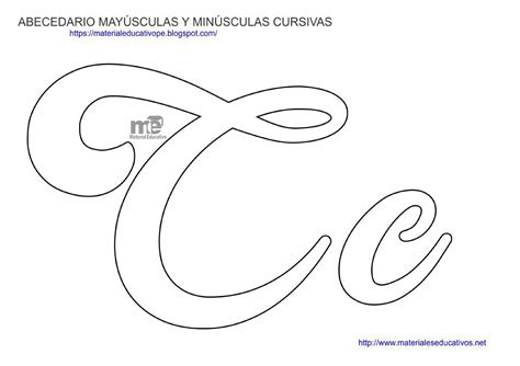 MOLDES DE LETRAS CURSIVAS MAYÚSCULAS Y MINÚSCULAS EN PDF Material