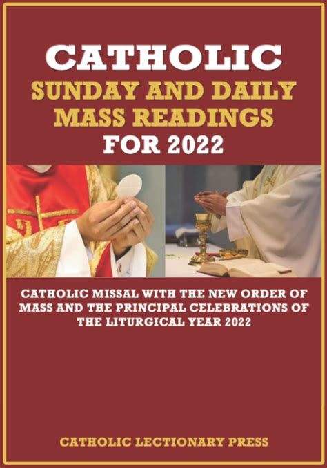 Buy CATHOLIC SUNDAY AND DAILY MASS READINGS FOR 2022 Catholic Missal