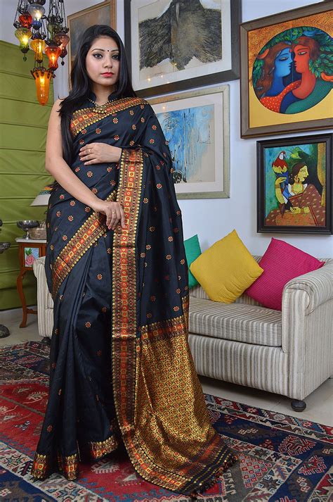 Revivalist Of The Golden Muga Silk Of Assam Assam Silk Saree Saree Designs Elegant Saree