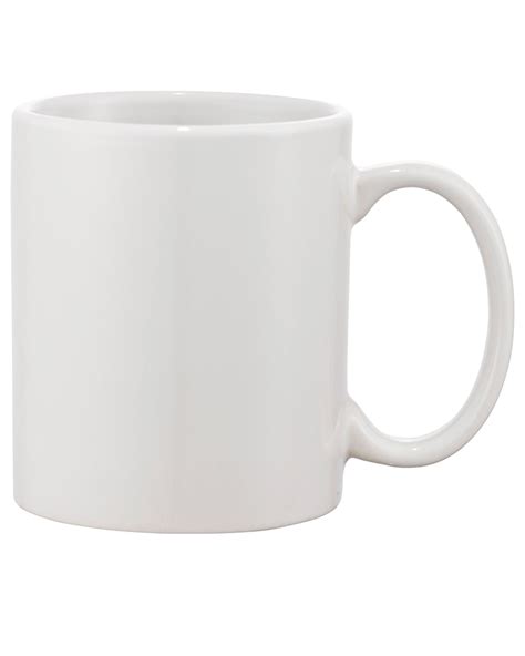 Custom Logo 11 Oz White Ceramic Mug All Products Queensboro