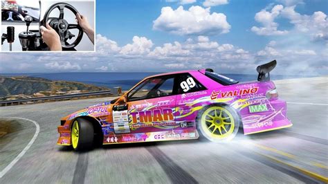 Naoki Nakamura D1GP S13 Assetto Corsa Steering Wheel Drift Gameplay