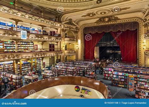 The Beautiful Bookstore El Ateneo In The City Of Buenos Aires