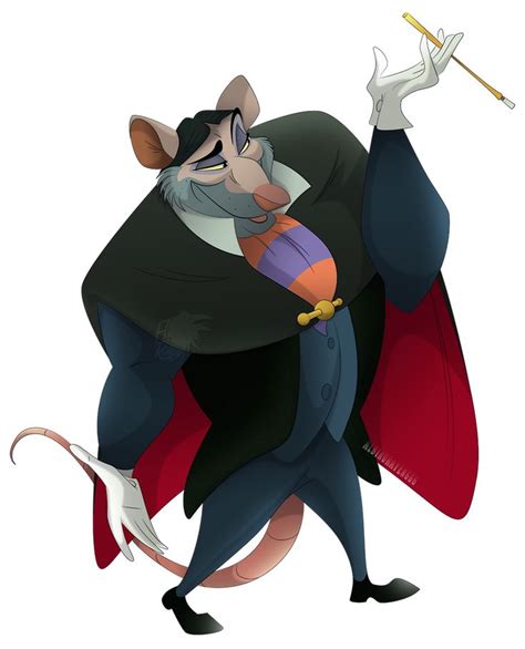 Ratigan In Color By Albinoraven666fanart On