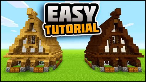 Learn to build easy medieval and modern minecraft house designs. Minecraft: Simple, Easy, Efficient Survival House Tutorial ...