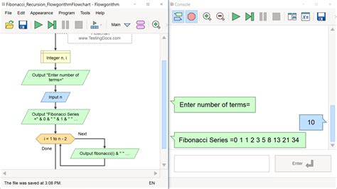 Contoh Flowchart Bilangan Fibonacci Srasmi Images Sexiz Pix