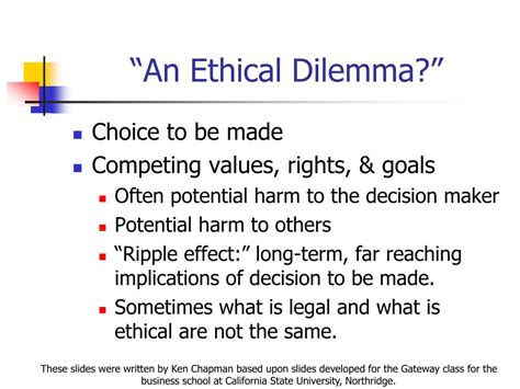 The student believed that he had conflicting obligations. Psych 610 Analysis Of Ethical Dilemma