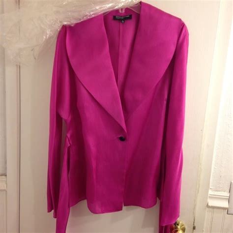 Beautiful Bright Pink Blazer Jny Clothes Design Plus Size Suits