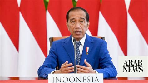 Indonesian President To Urge Dialogue On Ukraine Russia Visits Arab News