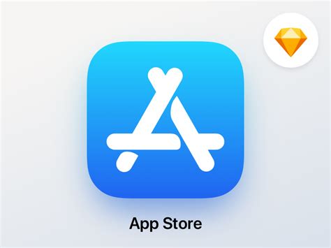 Ios 11 App Store Icon Free Sketch Vector Download By Daniel Hannih