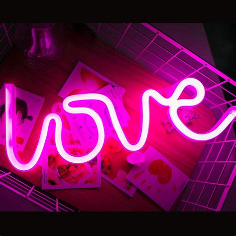 Pink Neon Sign Neon Light For Room Tapestry Girls
