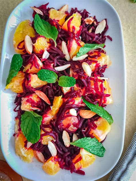 How To Make Beet Salad With Feta Orange And Mint