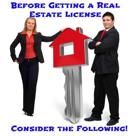 Before Getting A Real Estate License Consider These Things Real Estate School Getting Into