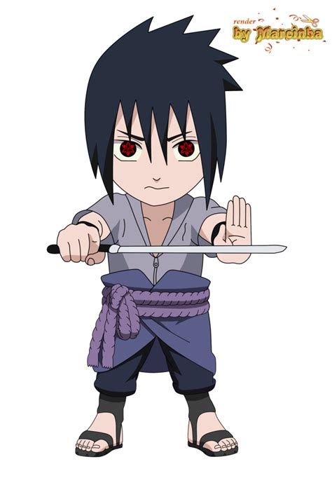 Chibi Sasuke By Marcinha20 Chibi Naruto Characters Chibi Anime Chibi