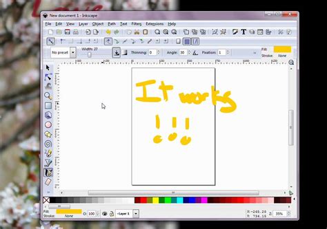 I mean a writting table to i can draw in inkscape? Get your Tablet working with Inkscape - YouTube