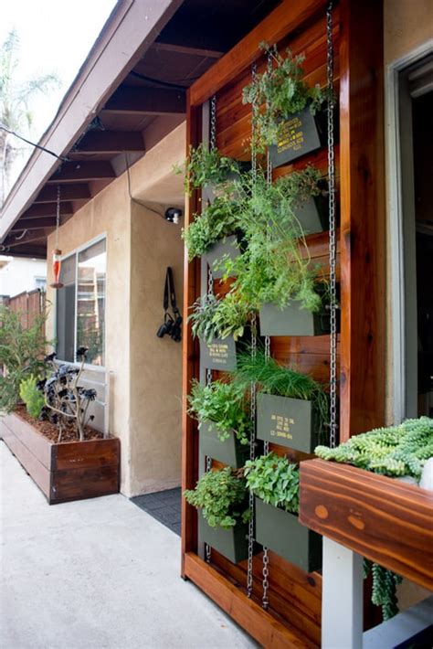 18 Impressive Diy Herb Wall Ideas Balcony Garden Web