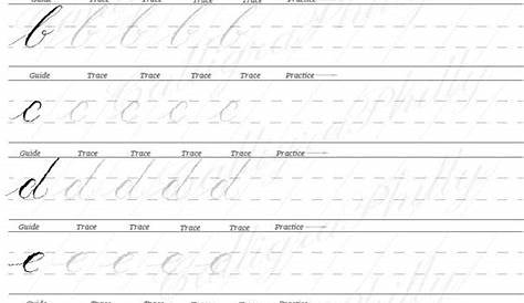 Printable Calligraphy Letters Practice Sheets - bmp-hose