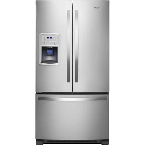 With its new dishwasher and refrigerator, bertazzoni now offers a complete suite of kitchen appliances for u.s. Whirlpool - 19.7 Cu. Ft. French Door Counter-Depth ...