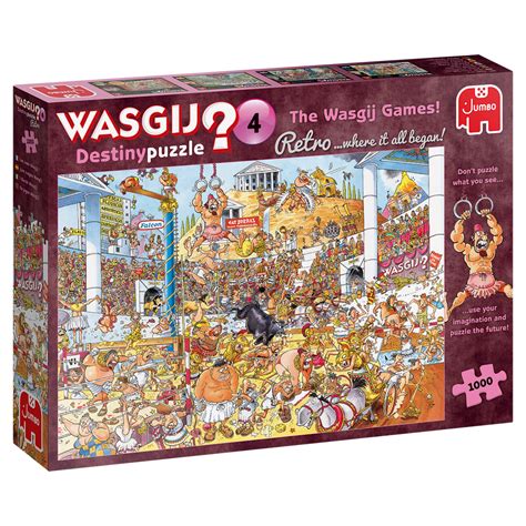 Jumbo Wasgij Retro Destiny 4 The Wasgij Games 1000 Piece Adults J