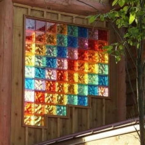 Colored Glass Blocks Colored Glass Block Glass Block Windows Glass Blocks