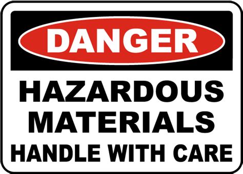 Danger Hazardous Materials Sign Claim Your Discount
