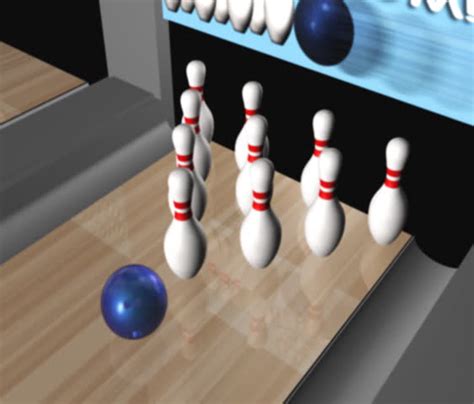 Animated Bowling Lane With Pins Set Up Stock Footage Video 1903093