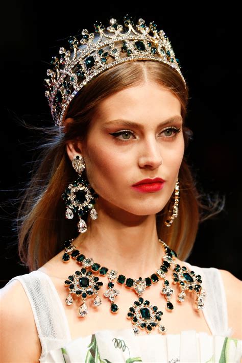 The Best Jewellery Moments From Dolce Gabbana S Spring Summer 2018