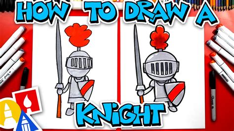 A set of home building drawings will embrace a number of cross sections. How To Draw A Knight In Shining Armor - Art For Kids Hub