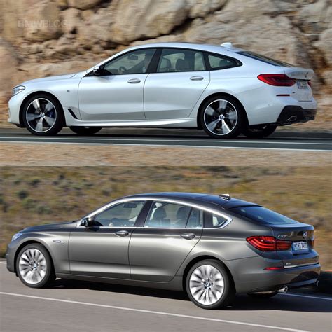 Nasce bmw serie 6 gran turismo, stupitevi: Photo Comparison: BMW 6 Series GT vs. 5 Series GT
