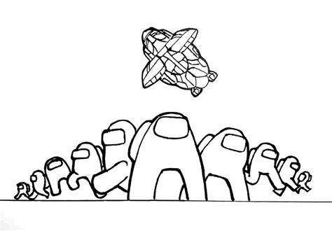 Among Us King Coloring Page Free Printable Coloring Pages For Kids