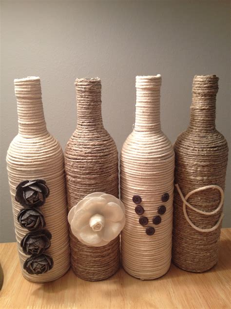 Use plastic bottle decoration ideas to beautify your home with flowers through this intricately made vase. Cute and easy craft for recycling your used wine bottles ...